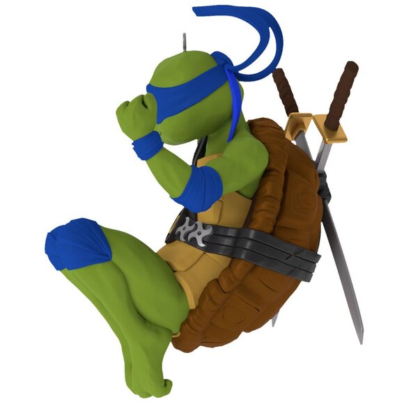 New! TMNT Leonardo Hallmark Keepsake Ornament 2023 Teenage Mutant Ninja Turtles - Picture 4 of 5